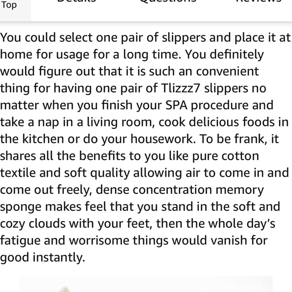 Unisex Tlizzz7 Hotel & Spa Style Slippers,in 3 White Sizes & 1 Silver Grey size - Picture 15 of 16